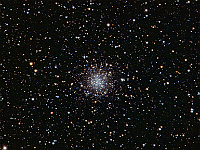 M56  Globular Cluster in Lyra. Taken at home on 06/25/07 and 07/01/07. Meade RCX400 10" scope DSI-Pro II camera, focal reducer. 10-30 seconds/image, total time 156 minutes (LRGB=60:25:31:40).