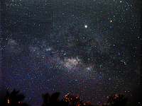 Milky Way  Milky Way. Taken in Costa Rica on 02/26/07. Canon S45 camera. 15 seconds/frame, total time 3 minutes.